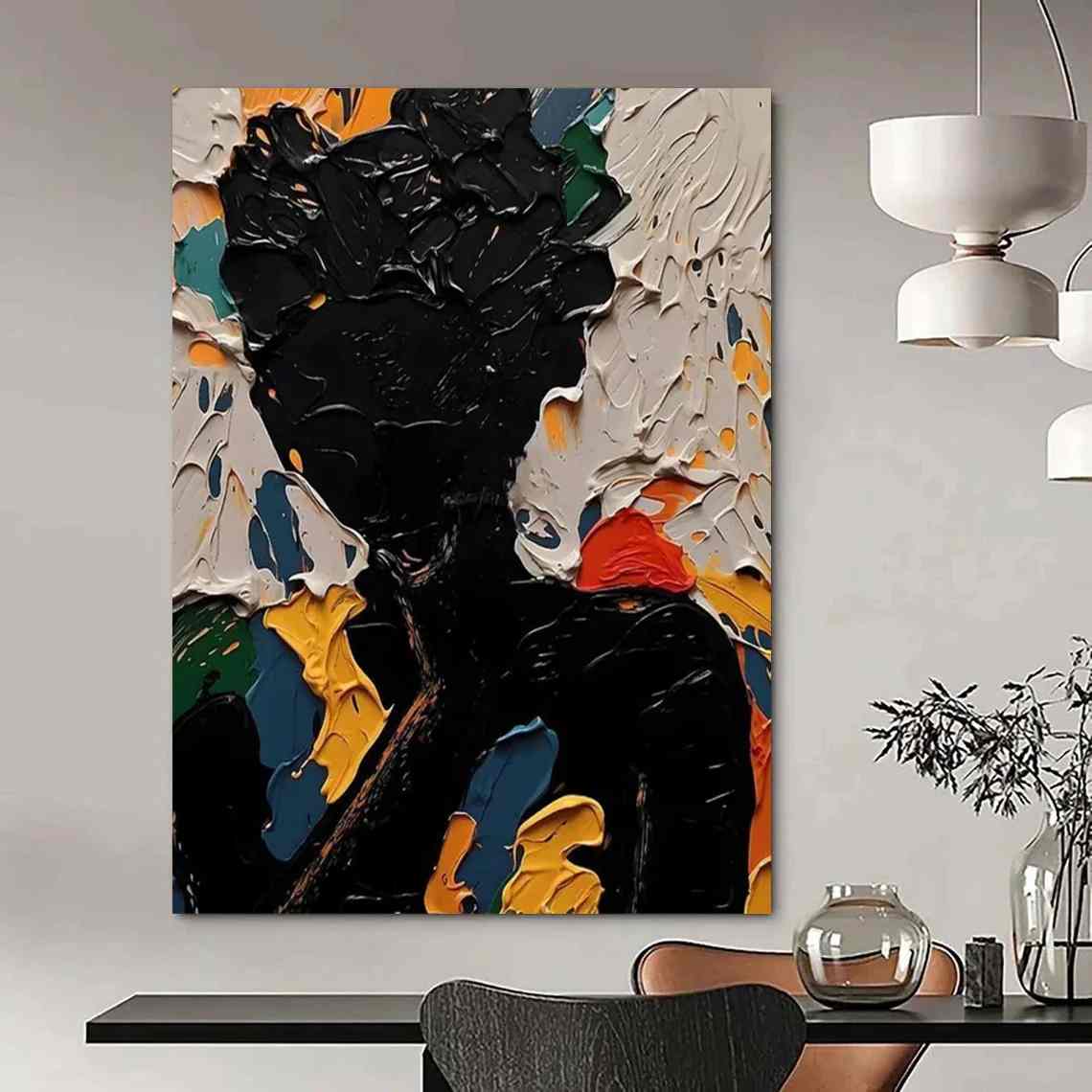 Green Handmade Figure Bold Wall Art 1W9EW